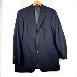 BOSS by Hugo Boss Mens 42L Einstein Wool Black Suit Coat Blazer Jacket USA